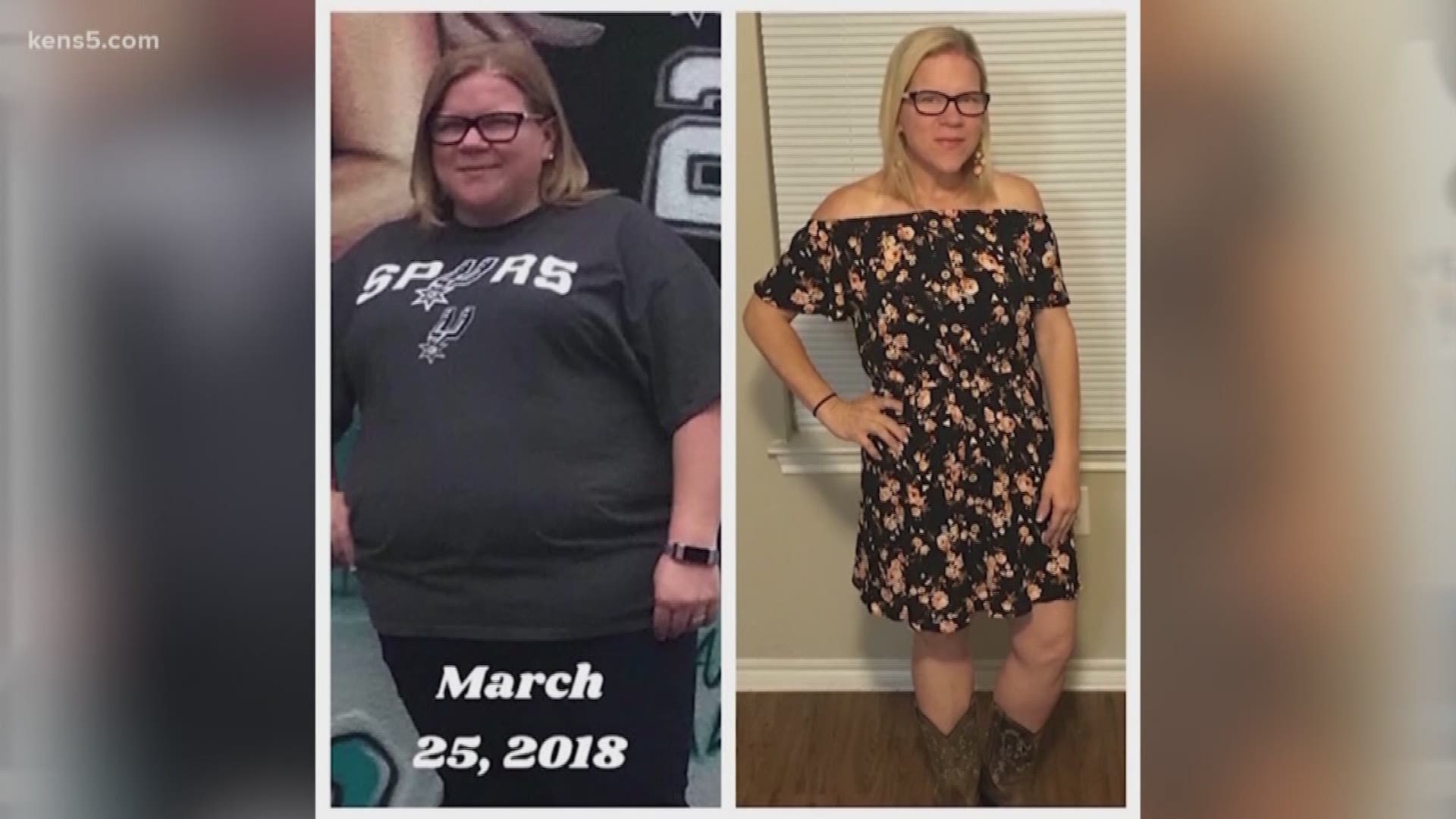 A San Antonio teacher had the chance to save her friend's life, but she had to lose a lot of weight to do it. She says making that choice saved her own life too.