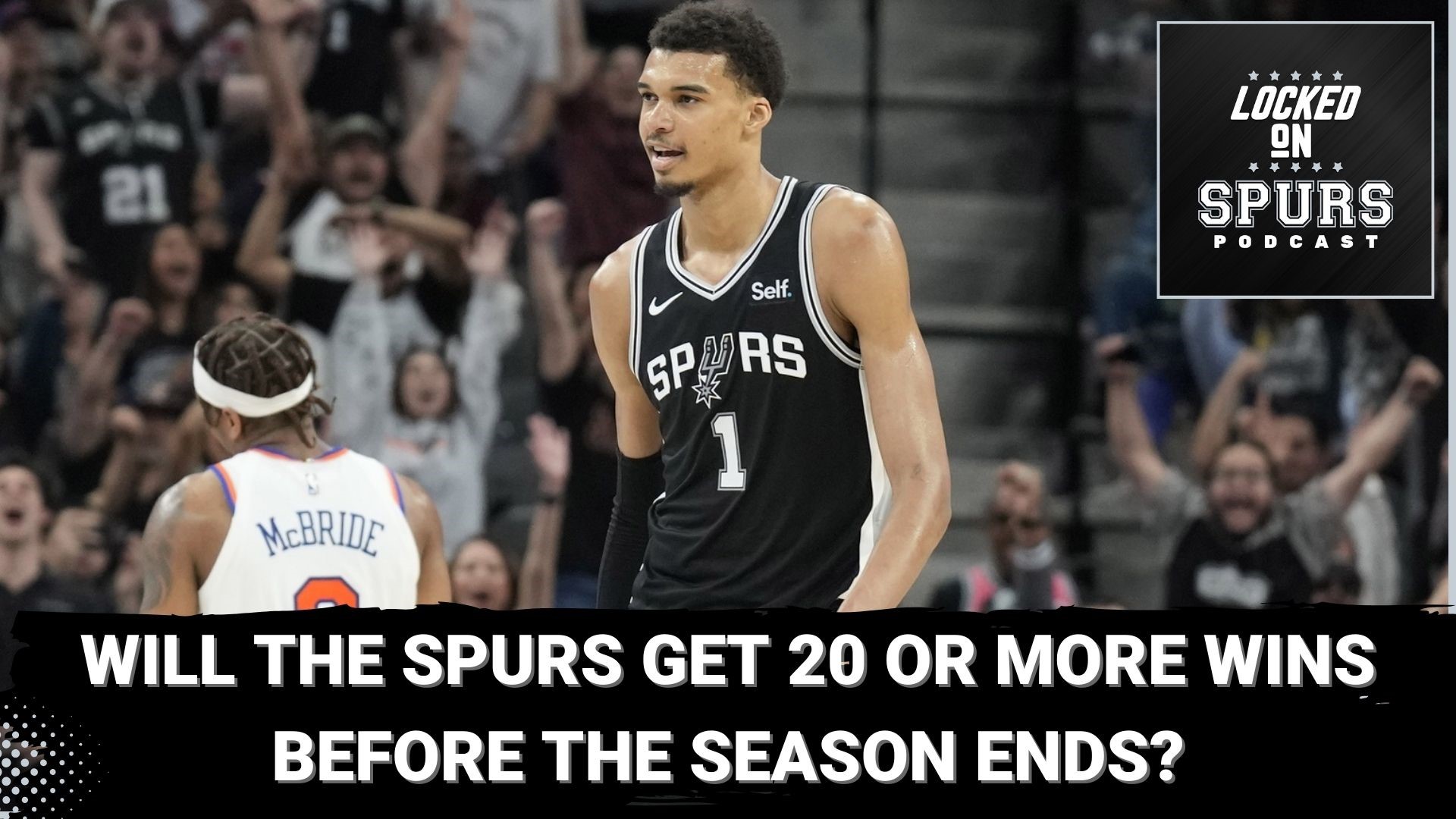 With just a few games left on the schedule, can the Spurs reach 20 wins?