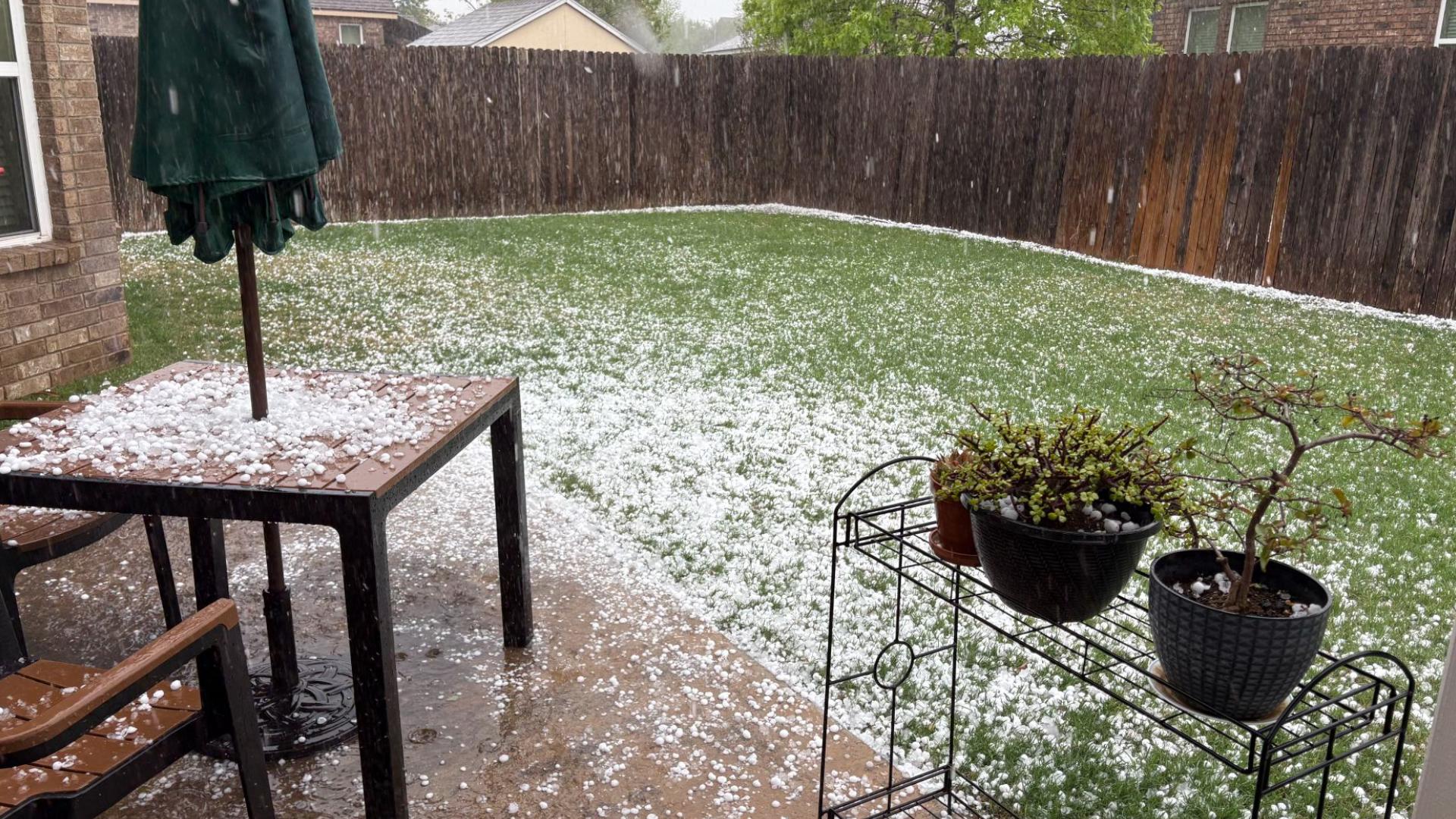 Severe thunderstorms in San Antonio brings hail | kens5.com