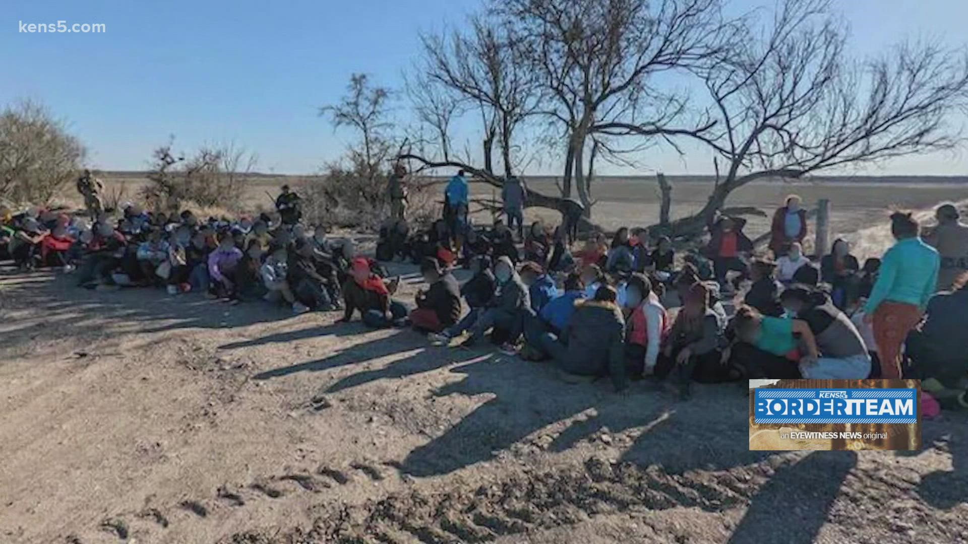 In the last three months of 2021, officials said they came across nearly half a million migrants which is double the amount from the same time in 2020.