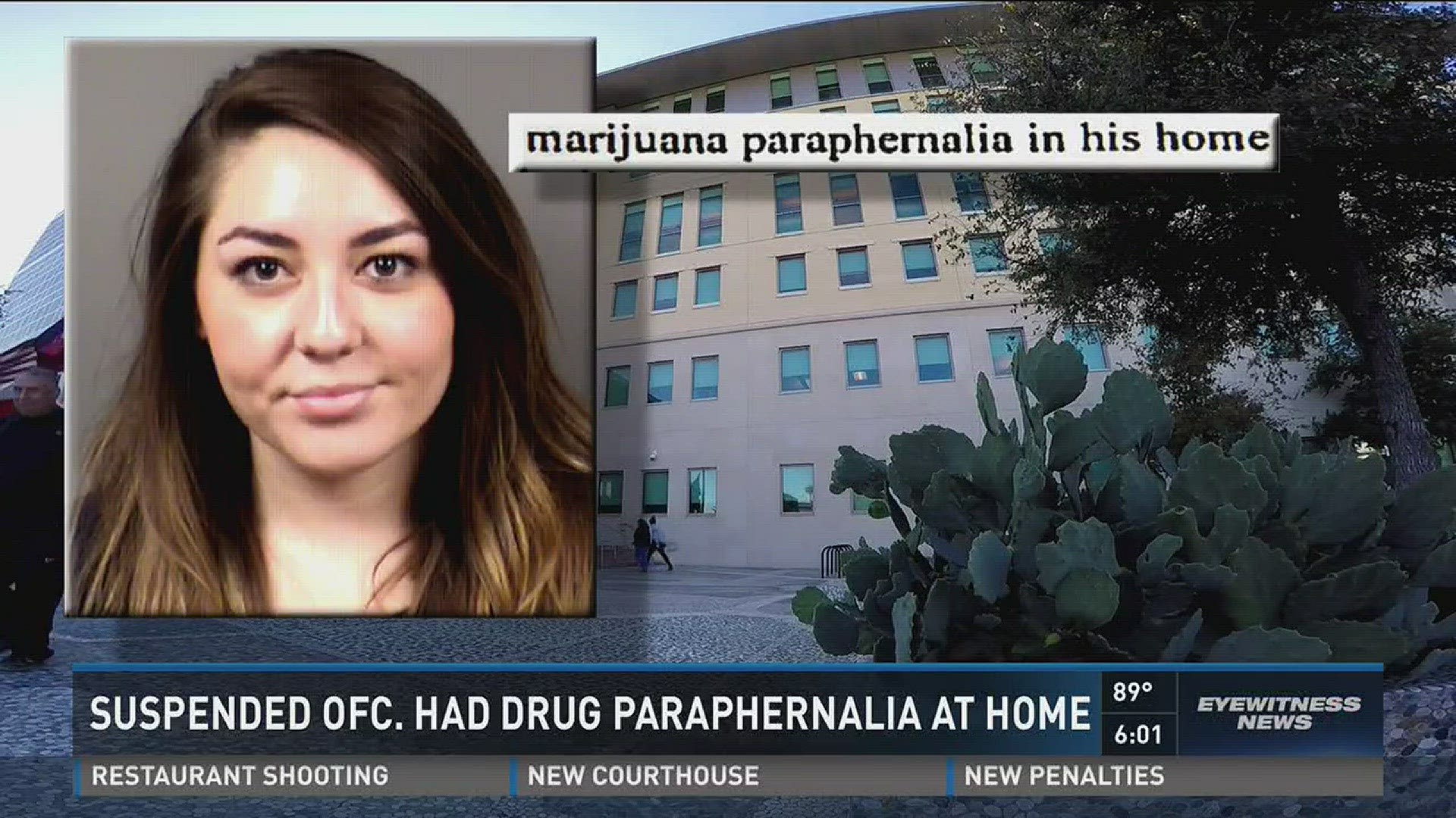 SAPD Suspended officer had drug paraphernalia at his home