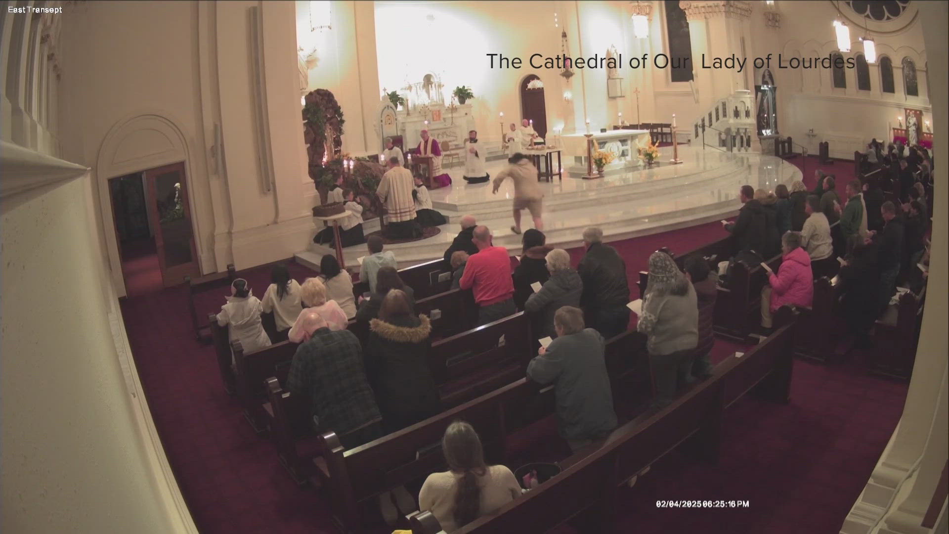 Many of the church members were shaken by the incident. 