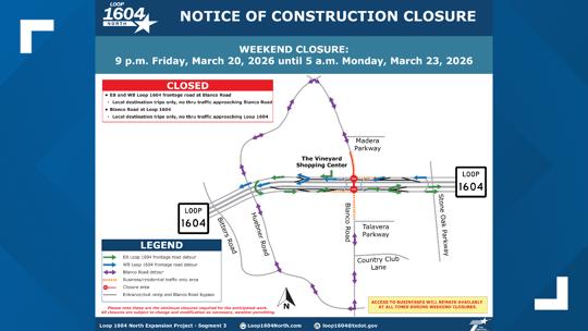 Interchange 2 Test San Antonio's Blanco Road and Loop 1604 to see traffic changes with new ...