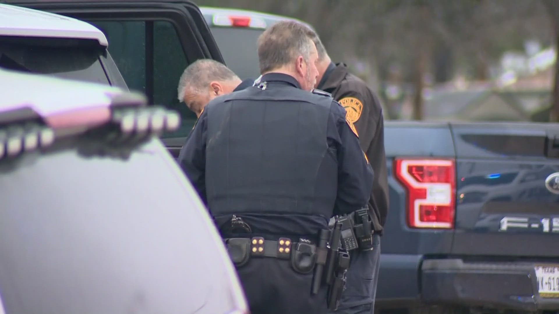 East Central ISD officials say the man was unarmed and no one was hurt.