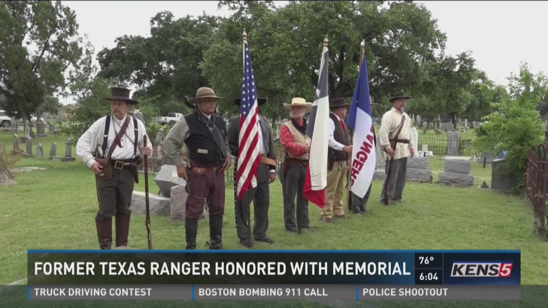 Retired Texas Ranger is honored for his time in law enforcement