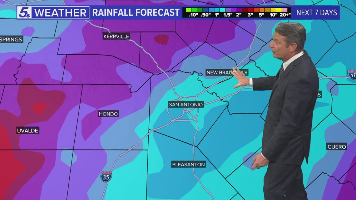 Showers and storms stay in the forecast for San Antonio | kens5.com