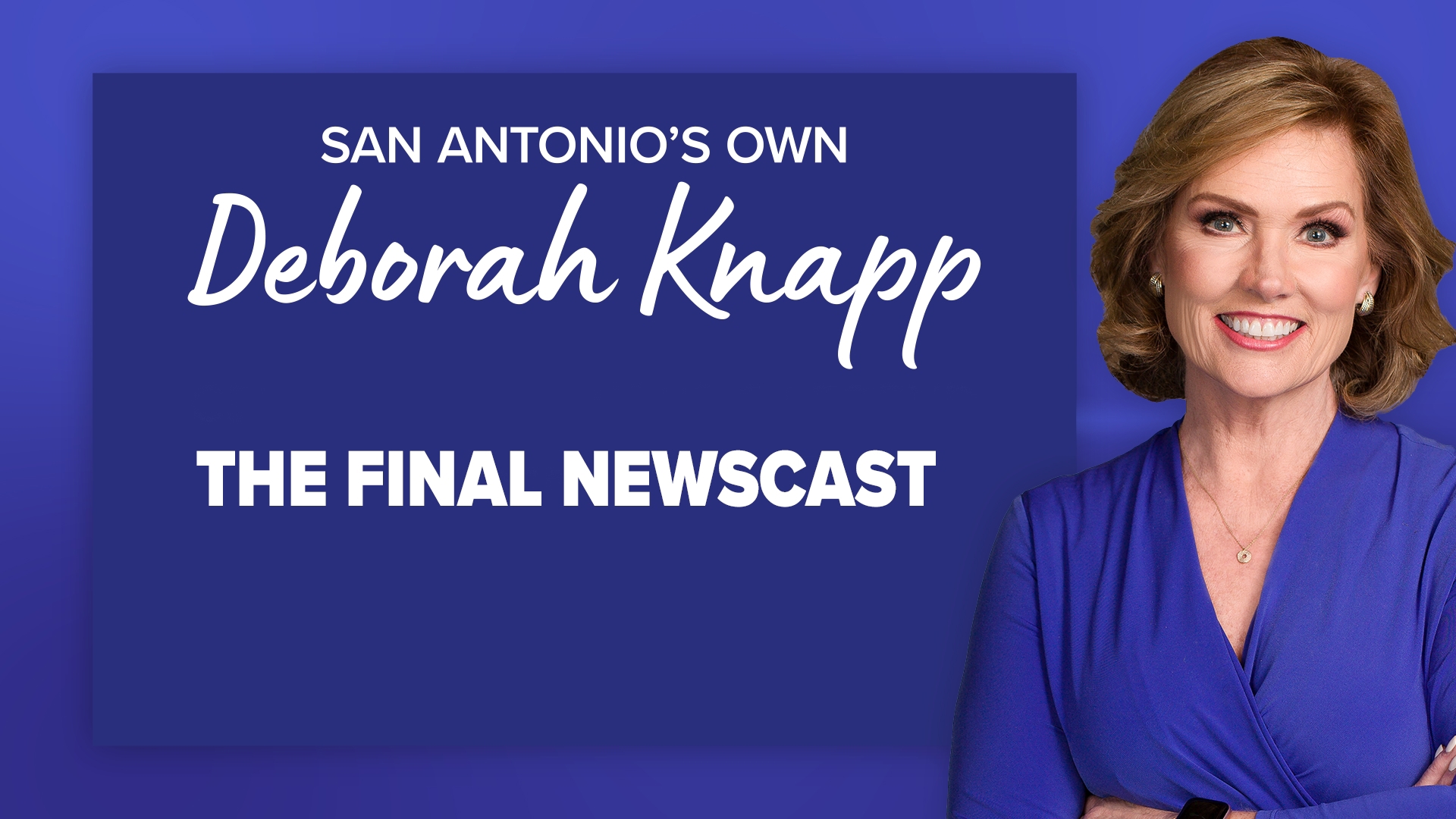 Deborah Knapp caps off nearly five decades in news with her final newscast at KENS 5 on May 21, 2025.