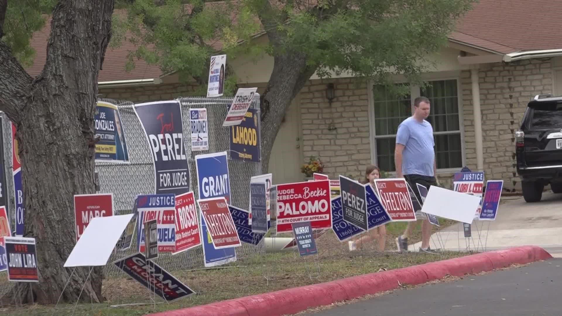 Election officials in Bexar County said that nearly 320,000 people voted early so far this year, 70,000 less than in 2018.