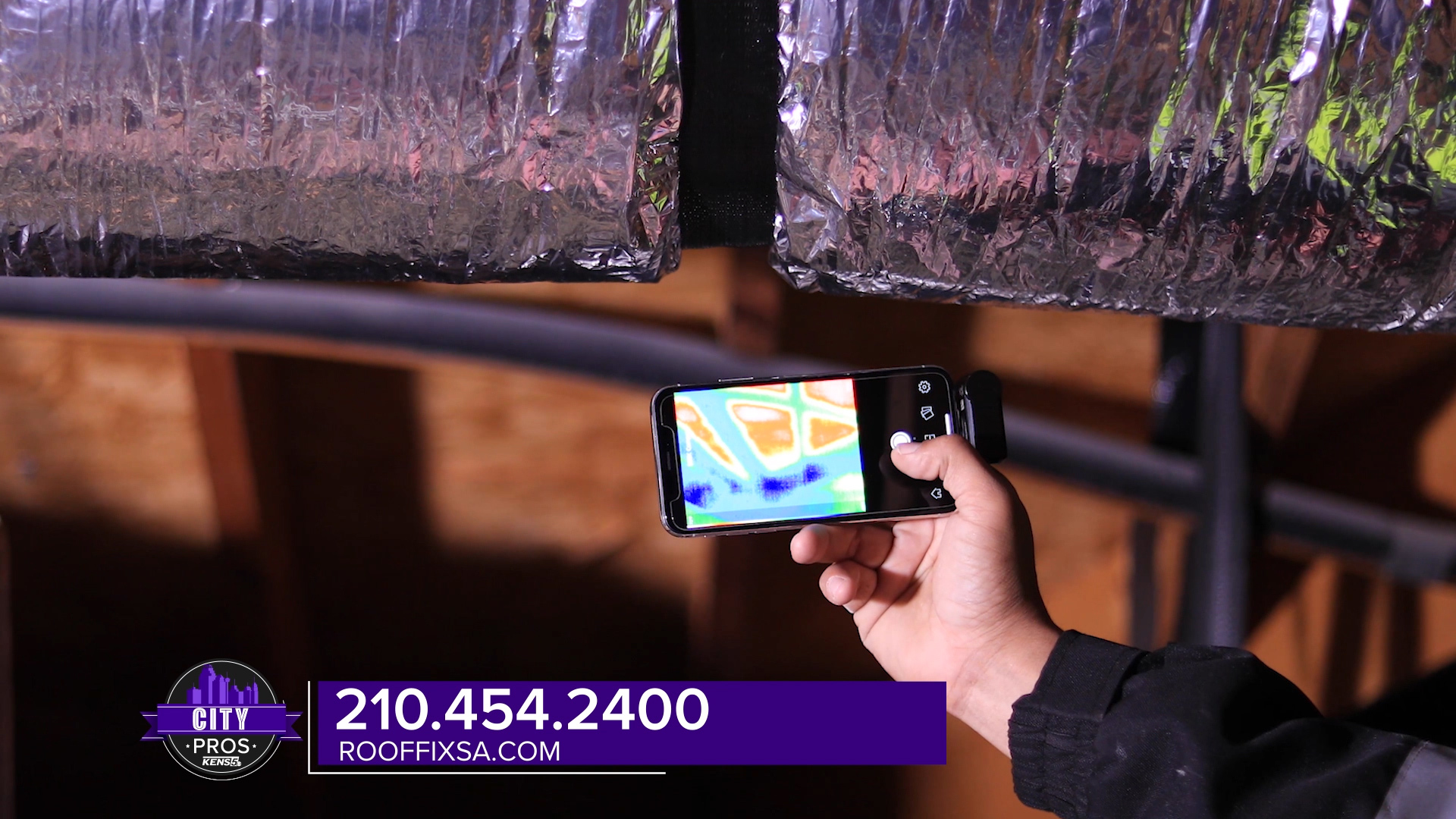 When you get a free inspection by Roof Fix, the pros use thermal imagery to uncover any damage from water entering through a home’s roof. This type of preventative maintenance can save their customers thousands of dollars.