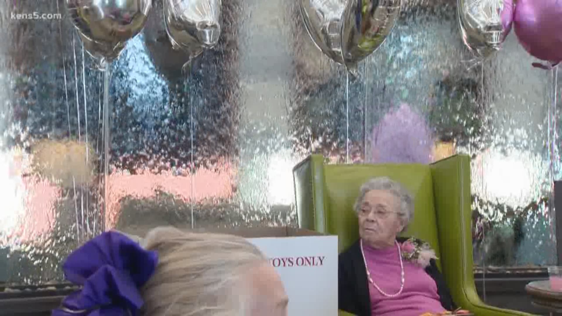A local woman reached a huge milestone with her 101st birthday, but instead of accepting gifts for herself, she asked that toys be brought for charity.