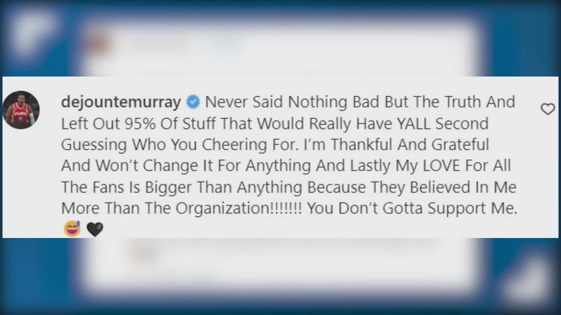 Dejounte Murray defends his comments about Spurs
