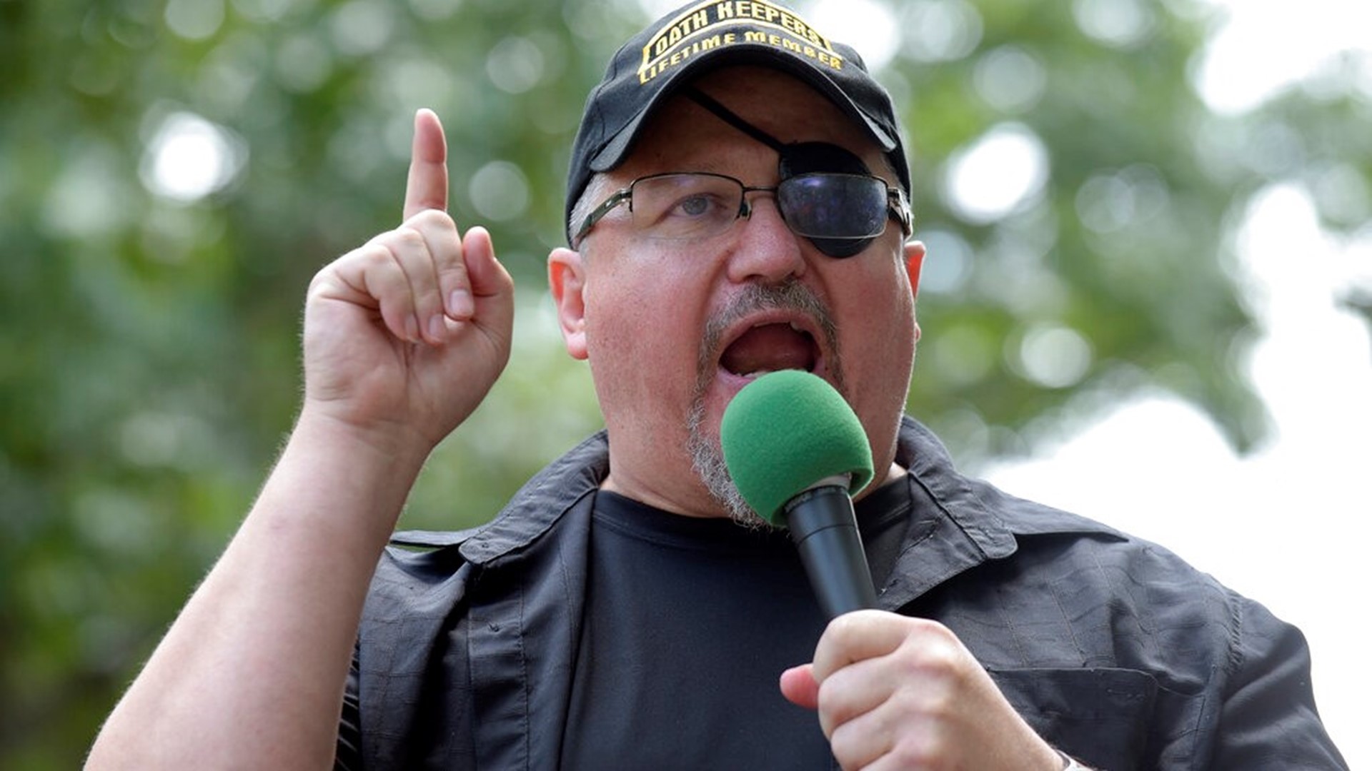 Stewart Rhodes is the founder and leader of the far-right "Oath Keepers" militia group.