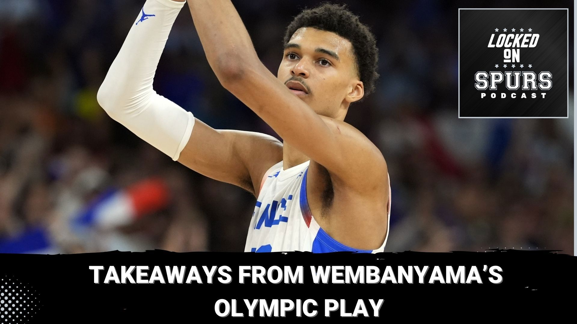 How did Wembanyama look on the court during the Paris Olympics?