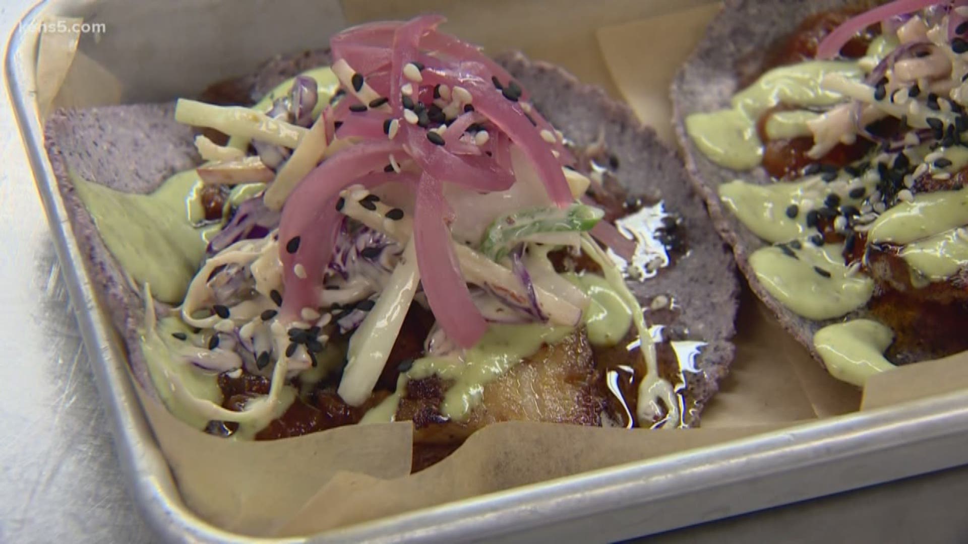 If great tacos are your thing, then KENS 5's Marvin Hurst says you've got to try a budding business called 'Catch the Wave.'