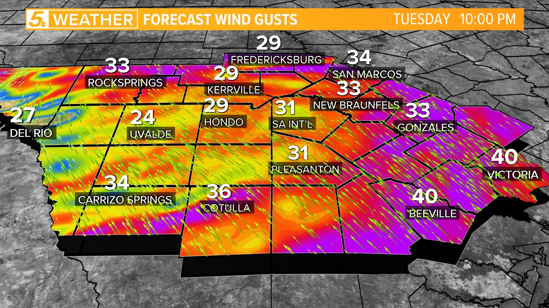 Strong Winds, Rain And Possible Storms Coming Wednesday To San Antonio ...