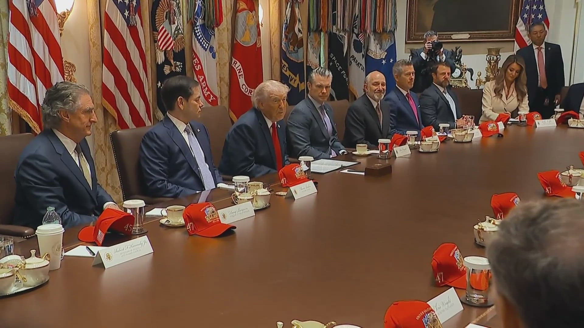 President Trump holds 12th cabinet meeting of his second term