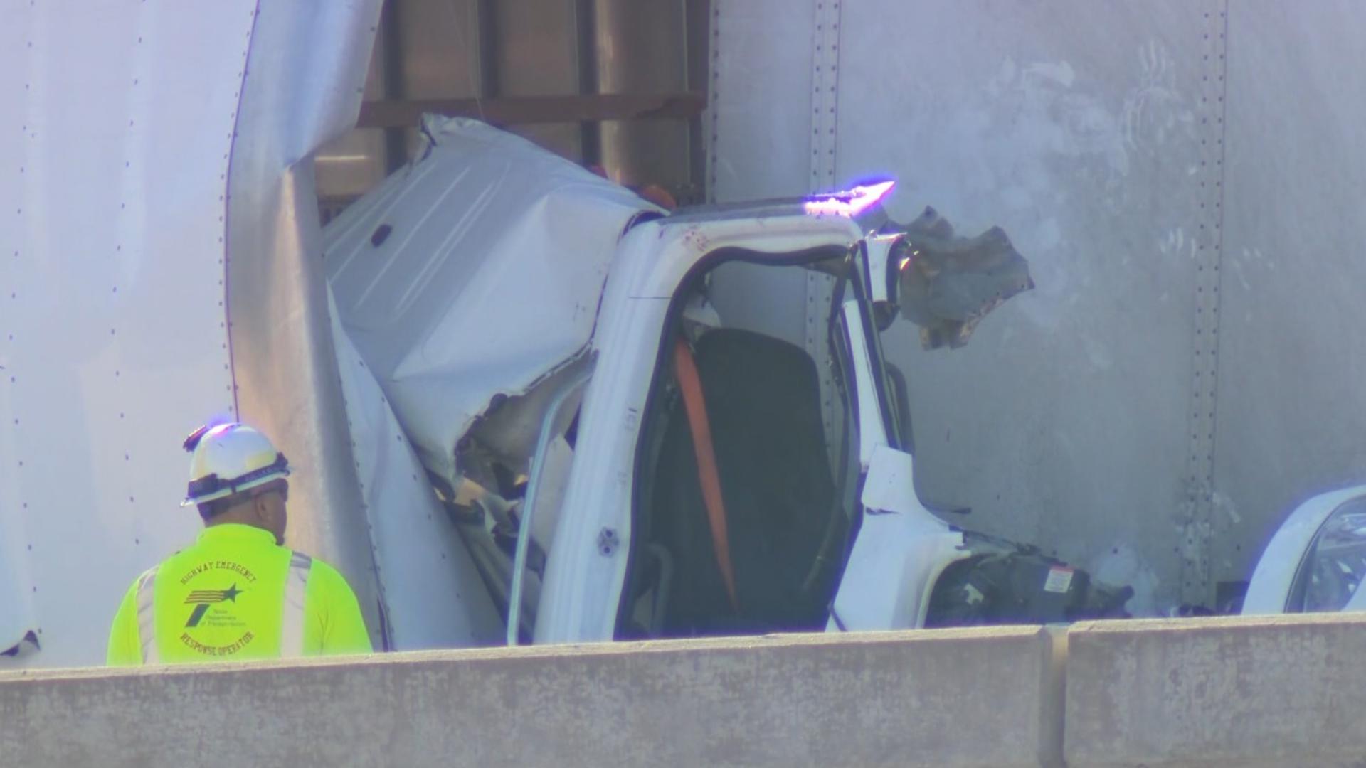 Police: 4 hospitalized after chain-reaction highway crash near downtown ...