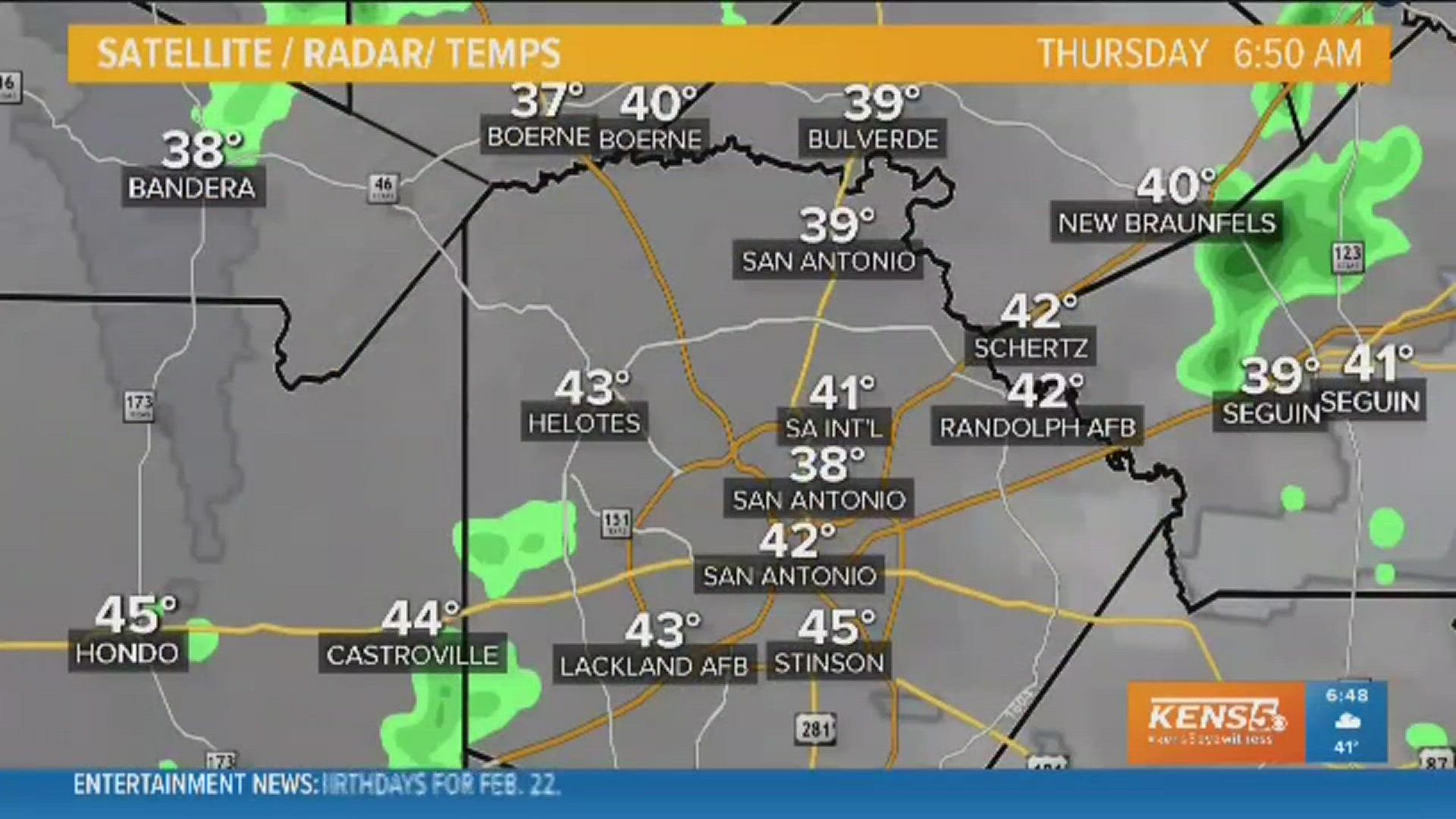 Meteorologist Paul Mireles has the full forecast, which includes cold, drizzly weather Thursday.