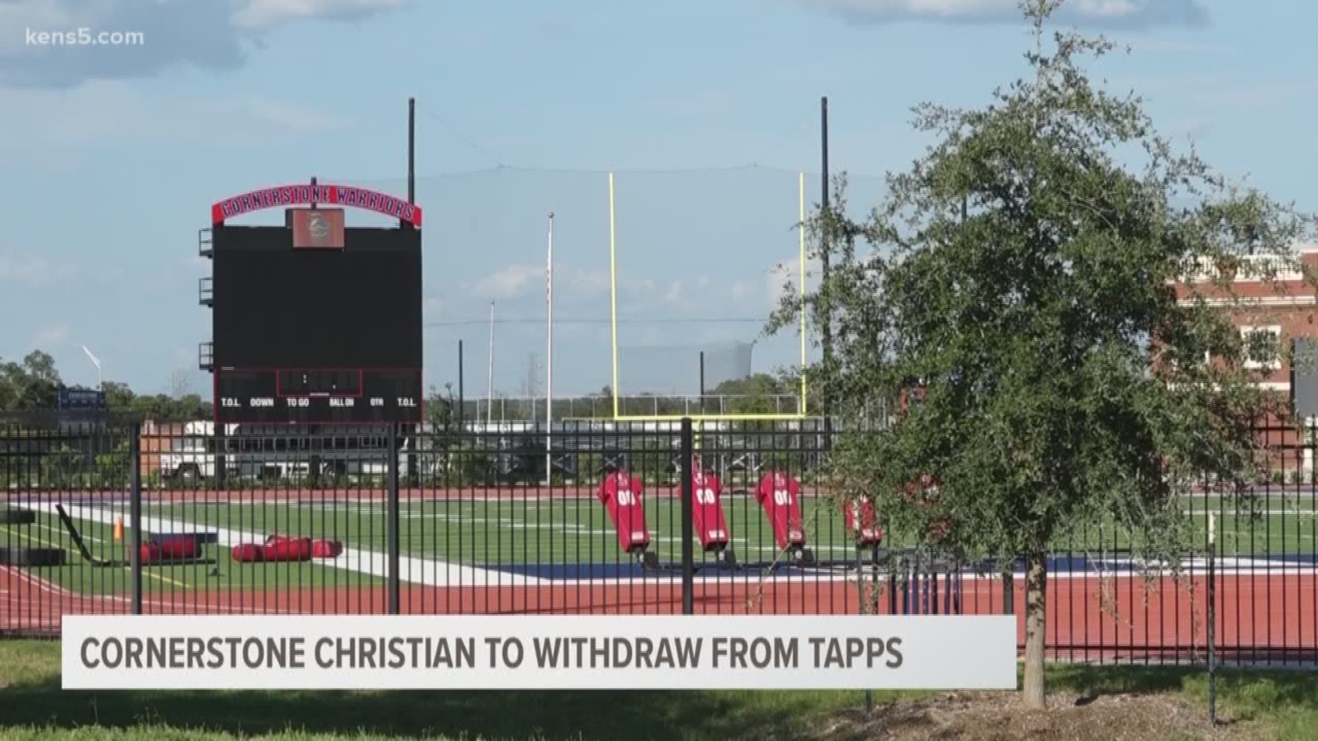 A series of transfers from San Antonio public schools has raised questions about the athletic program at Cornerstone Christian.