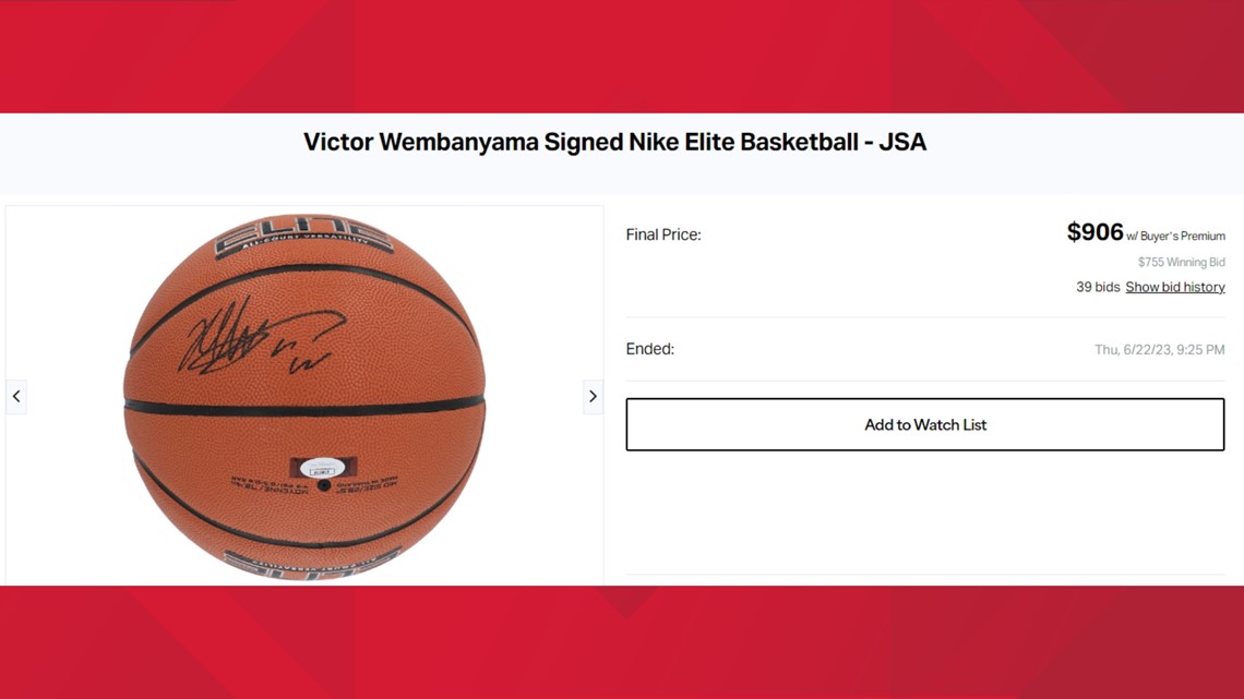 Victor Wembanyama Autographed San Antonio Spurs Nike Swingman Jersey