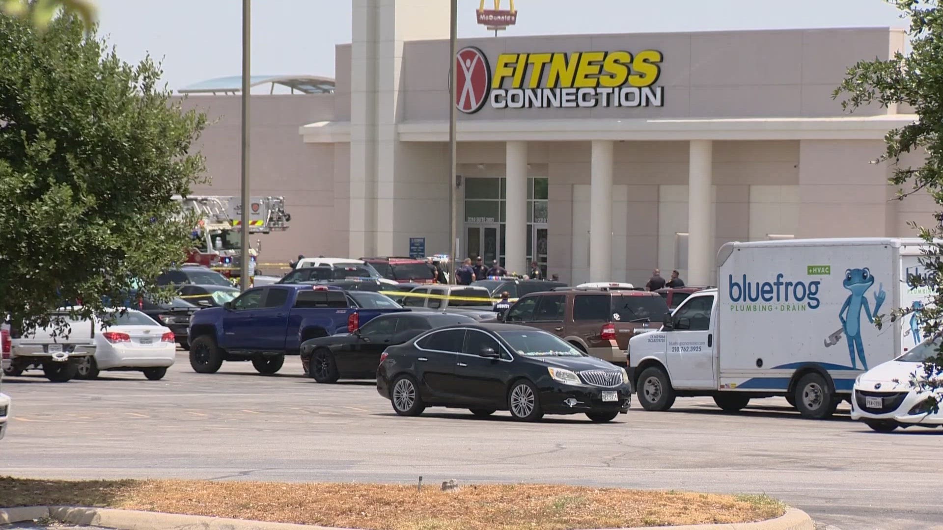 The gunfire happened in a parking lot outside South Park Mall just before 1 p.m. on Thursday.