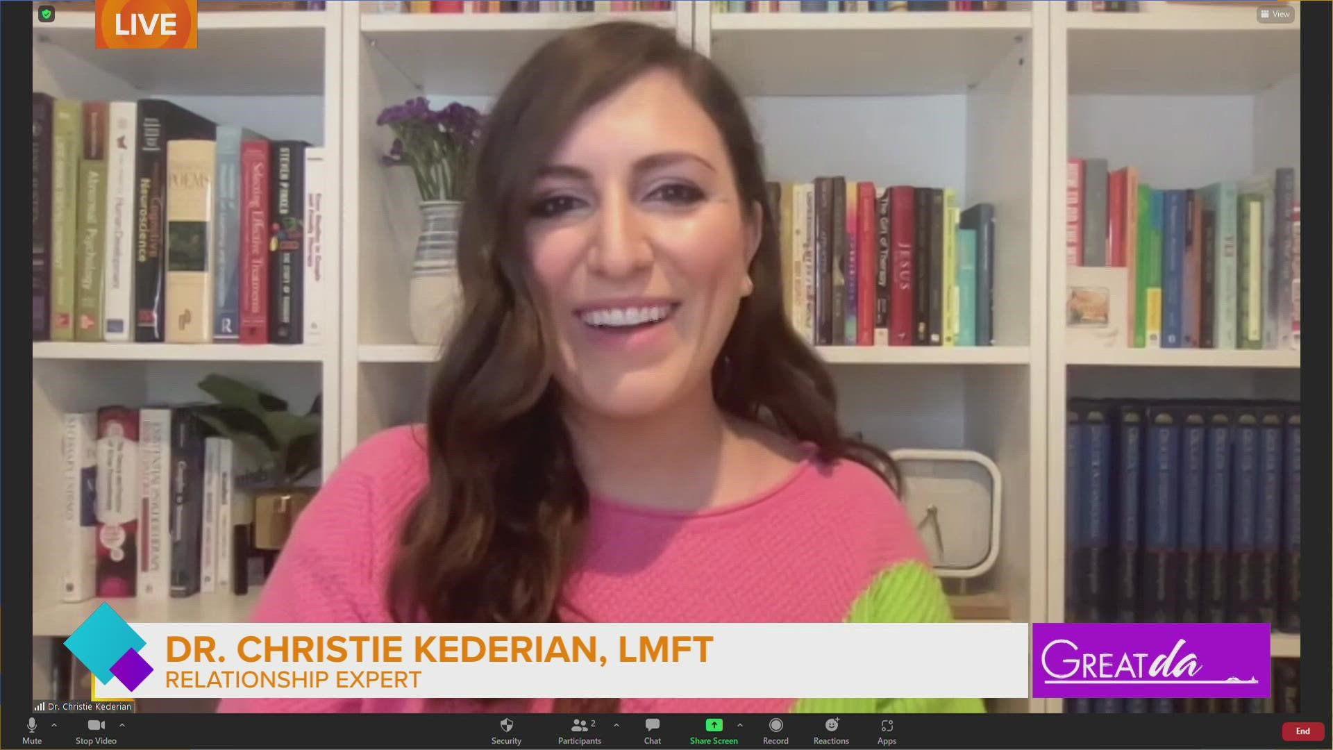 Relationship Therapist, Dr. Christie Kederian, is giving tips for people looking for love