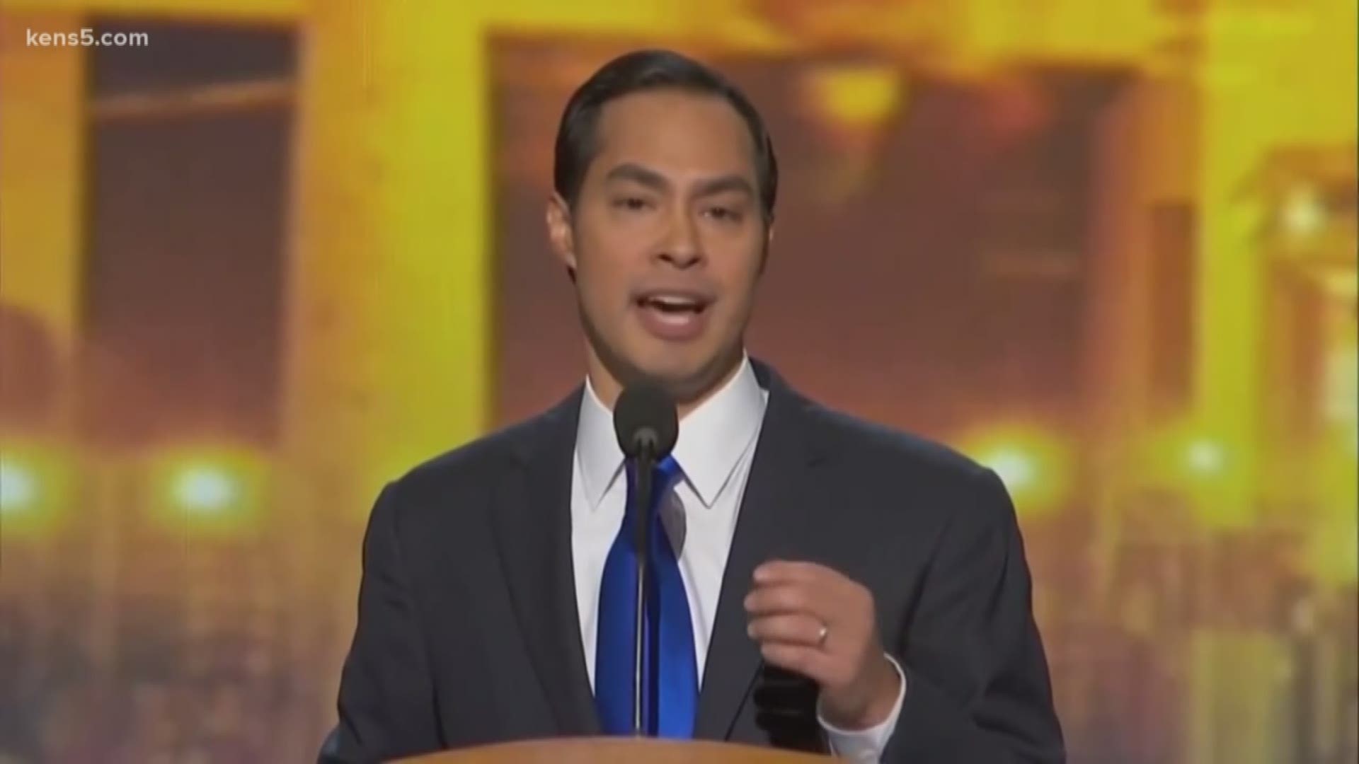 Democratic presidential candidate and fomer San Antonio Mayor Julián Castro pledged to visit all 50 states during his campaign. "When I'm President, everyone will count," he said.