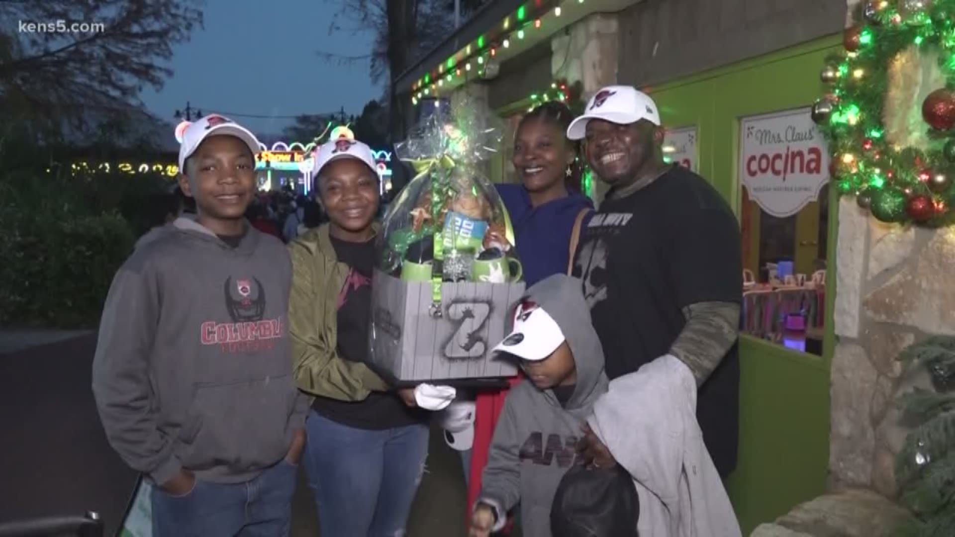 Two local families who've fallen on hard times got an early Christmas surprise at the San Antonio Zoo. Eyewitness News reporter Henry Ramos was there as the families were showered with love.