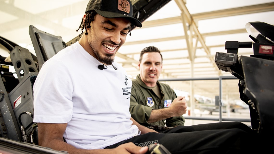 149th Fighter Wing hosts San Antonio Spurs point guard Tre Jones > Joint  Base San Antonio > News