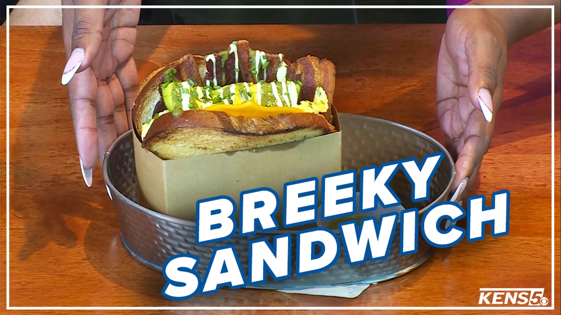 Start your morning with 'Breeky Sandwich' scrambled eggs that will help you start your day sunny-side up!