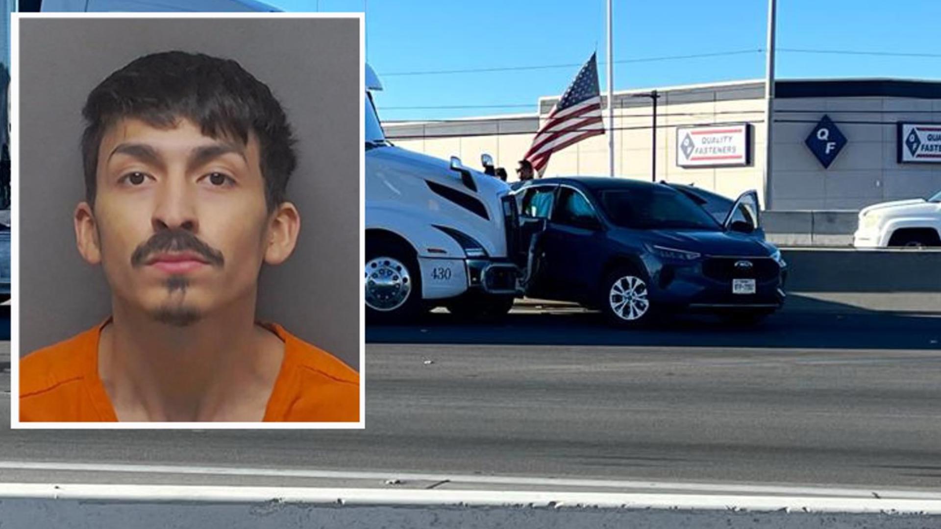 Suspect arrested in road rage shooting that caused major accident, SAPD ...