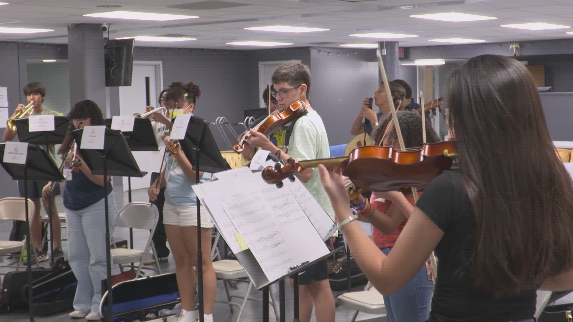 The young San Antonio orchestra members swapped Mozart for Mariachi in the weeklong camp, sharpening their skills and learning music embedded in the community.