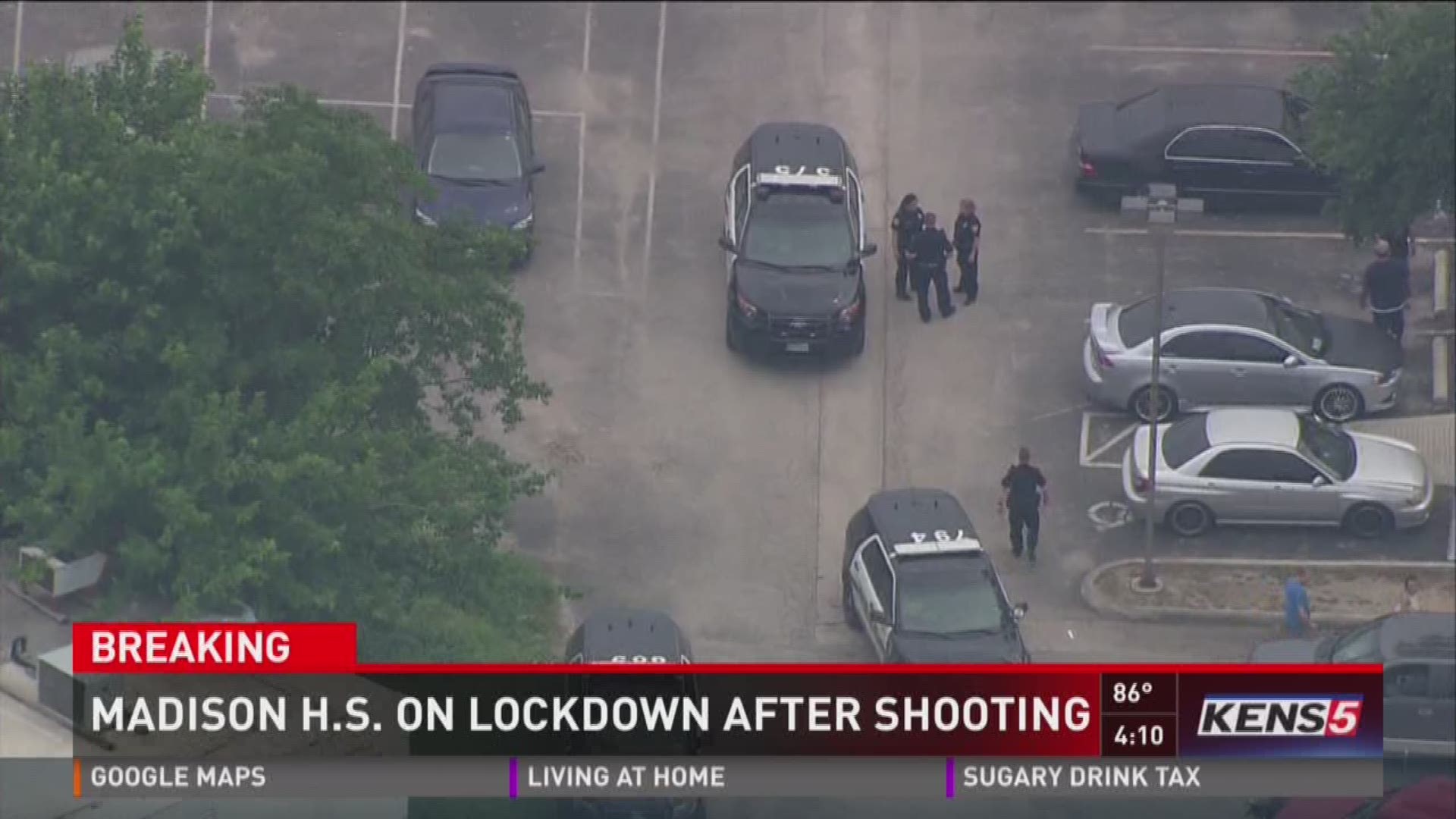 Madison High School placed on lockdown after shooting near campus