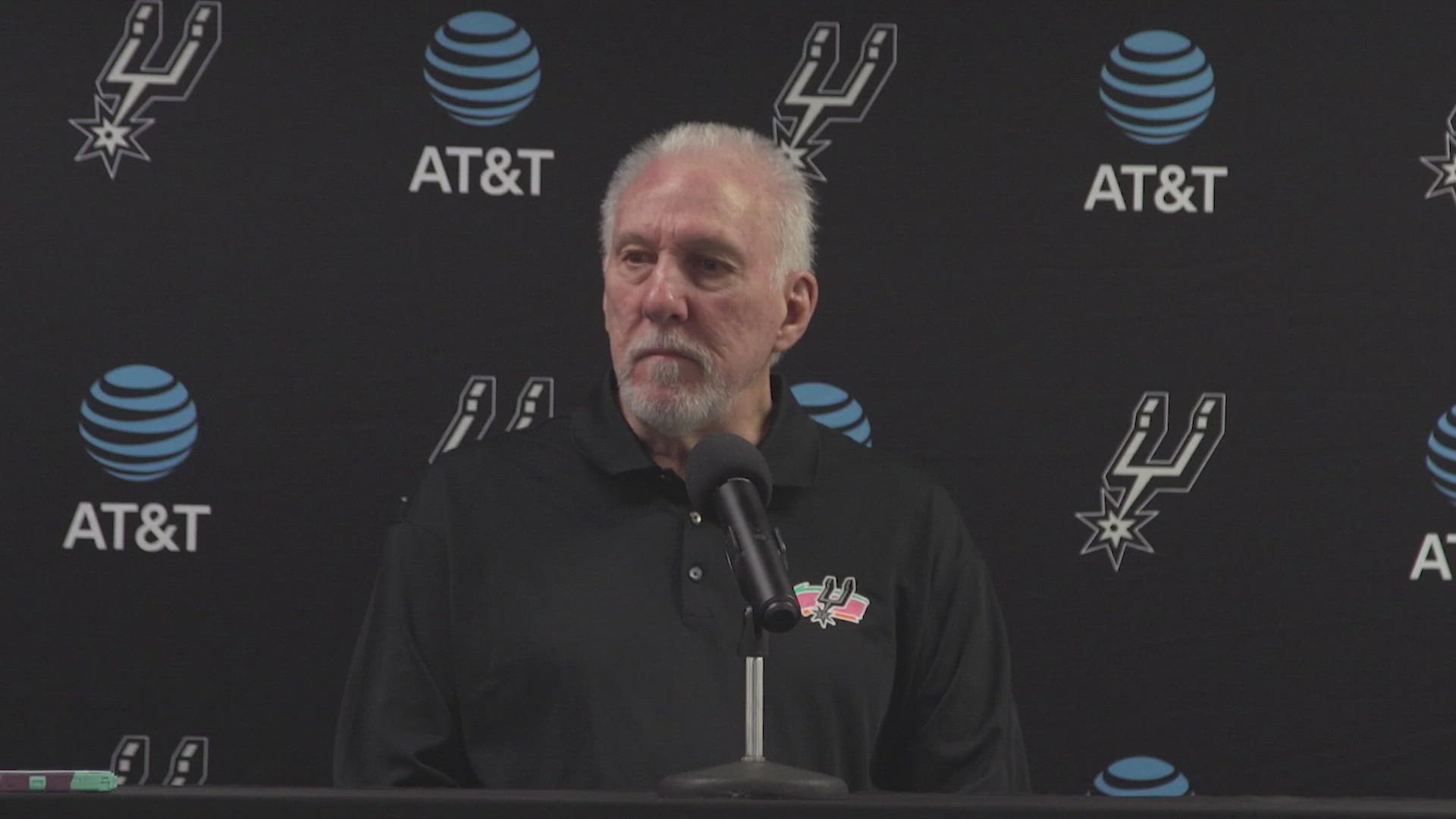 Pop talked about how one key to his success has been simply showing up to work, doing his job, and trying to learn and do better.