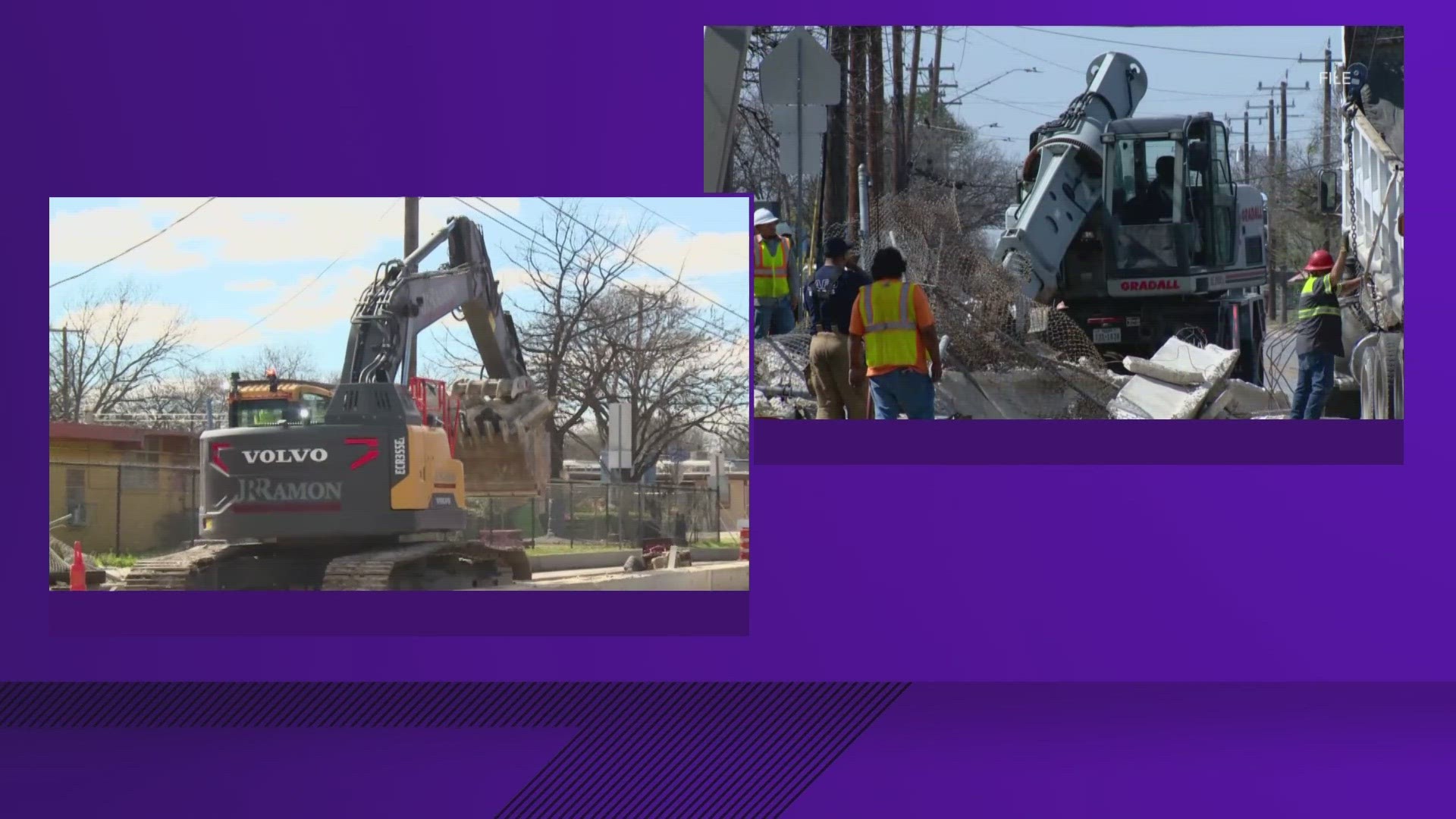 The bridge is over Castroville Road.