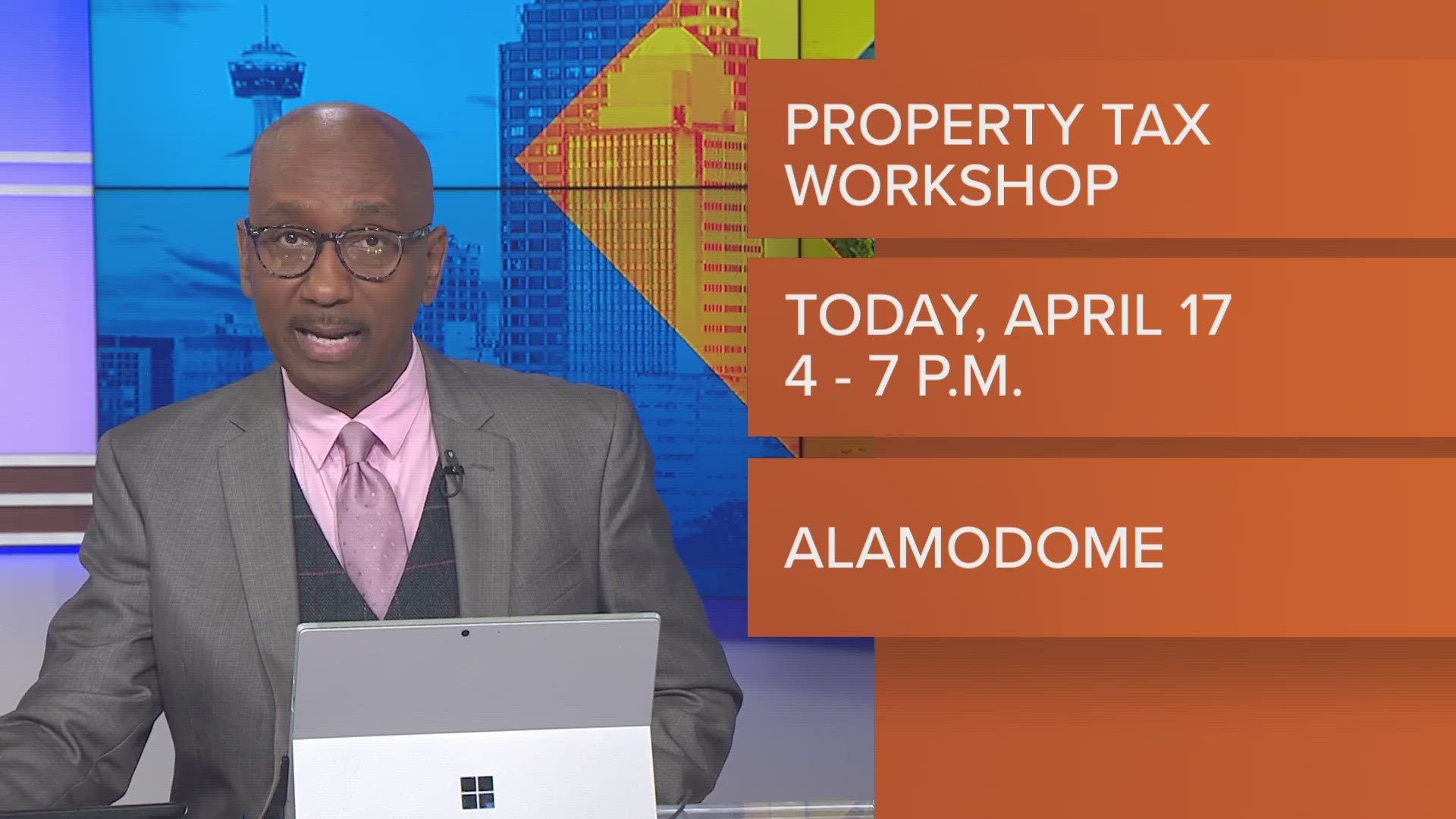 The workshop will be from 4 p.m. until 7 p.m. at the Alamodome.