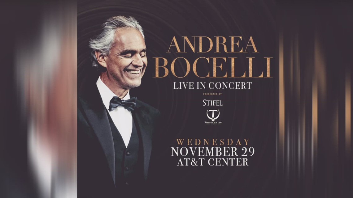 Andrea Bocelli coming to San Antonio!