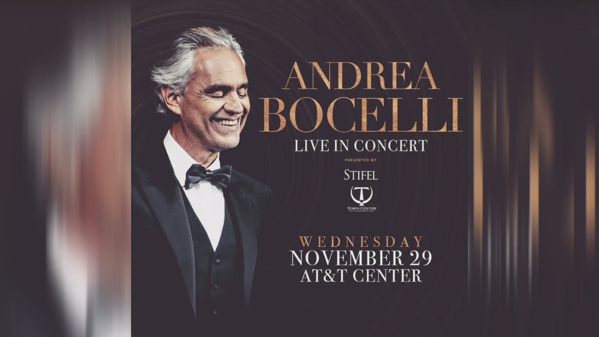 The iconic Italian tenor will be performing plenty of holiday music along with a selection of his beloved crossover hits, and famed love songs.