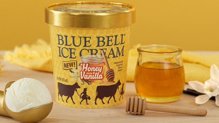 Blue Bell debuts Honey Vanilla ice cream — and yes, it's as sweet