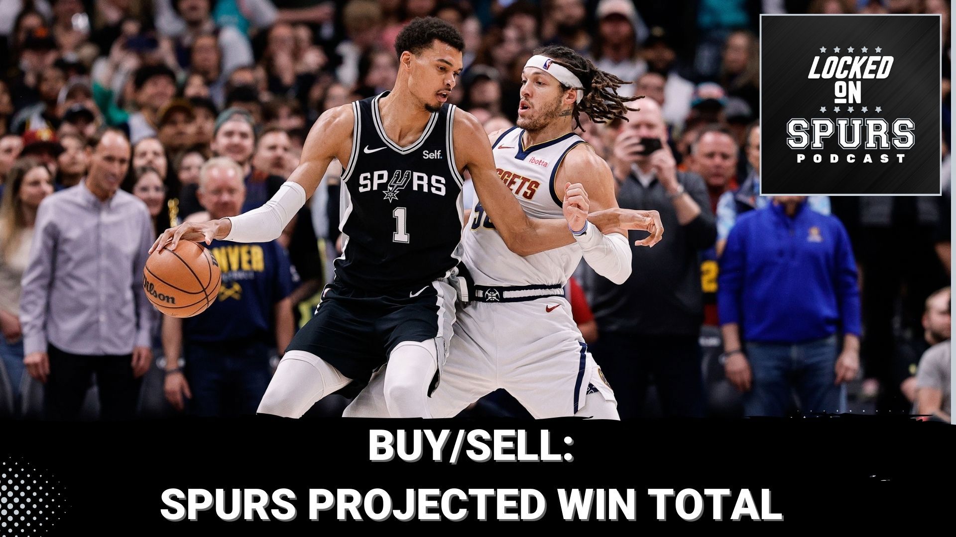 Are you taking the over or the under on the projected Spurs' win-total for next season?