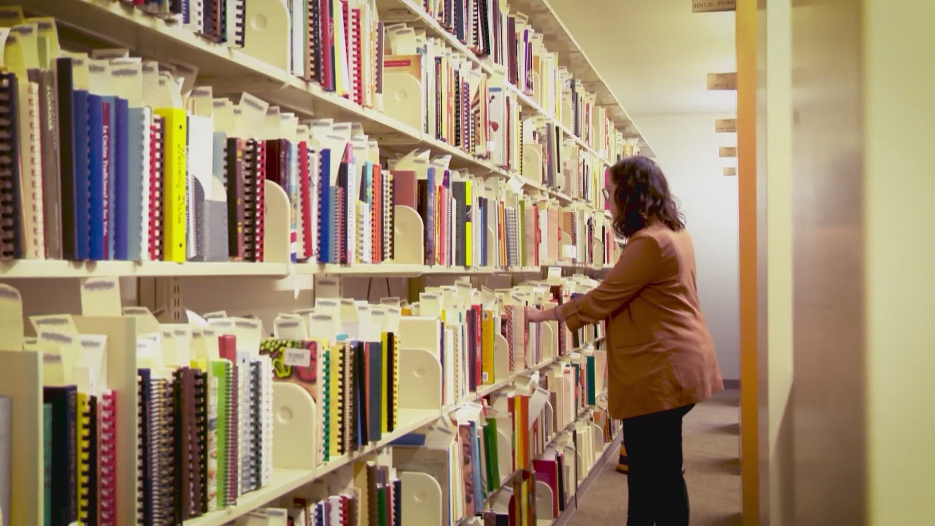 The collection is made up of more than 3,000 books. The book lover's dream is located inside a vault in a controlled temperature room.