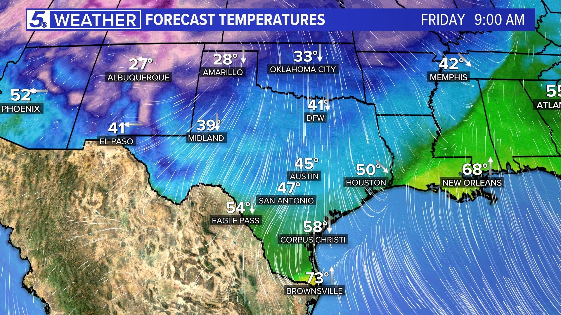 Cold front brings big changes to San Antonio | kens5.com