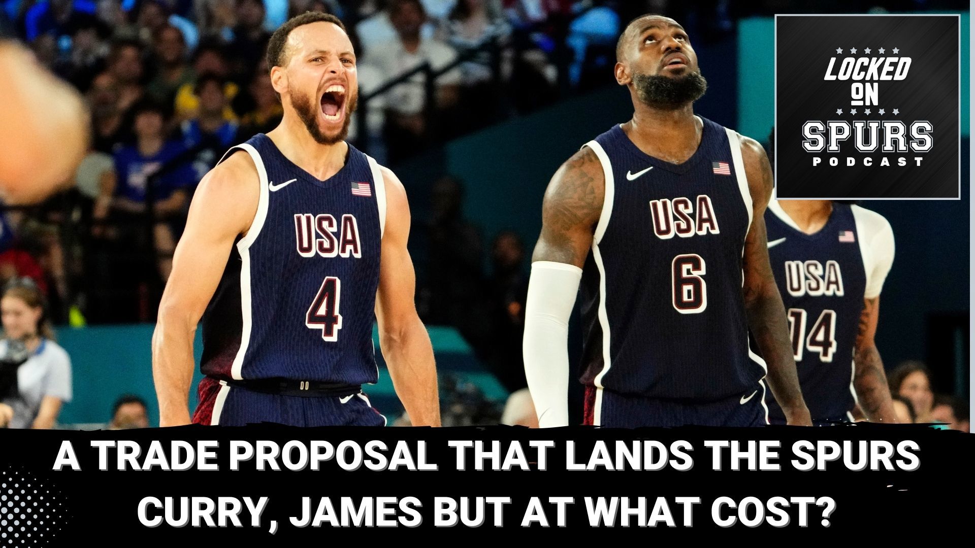 Fox Sports analyst floated a trade proposal landing the Spurs both Curry and James.