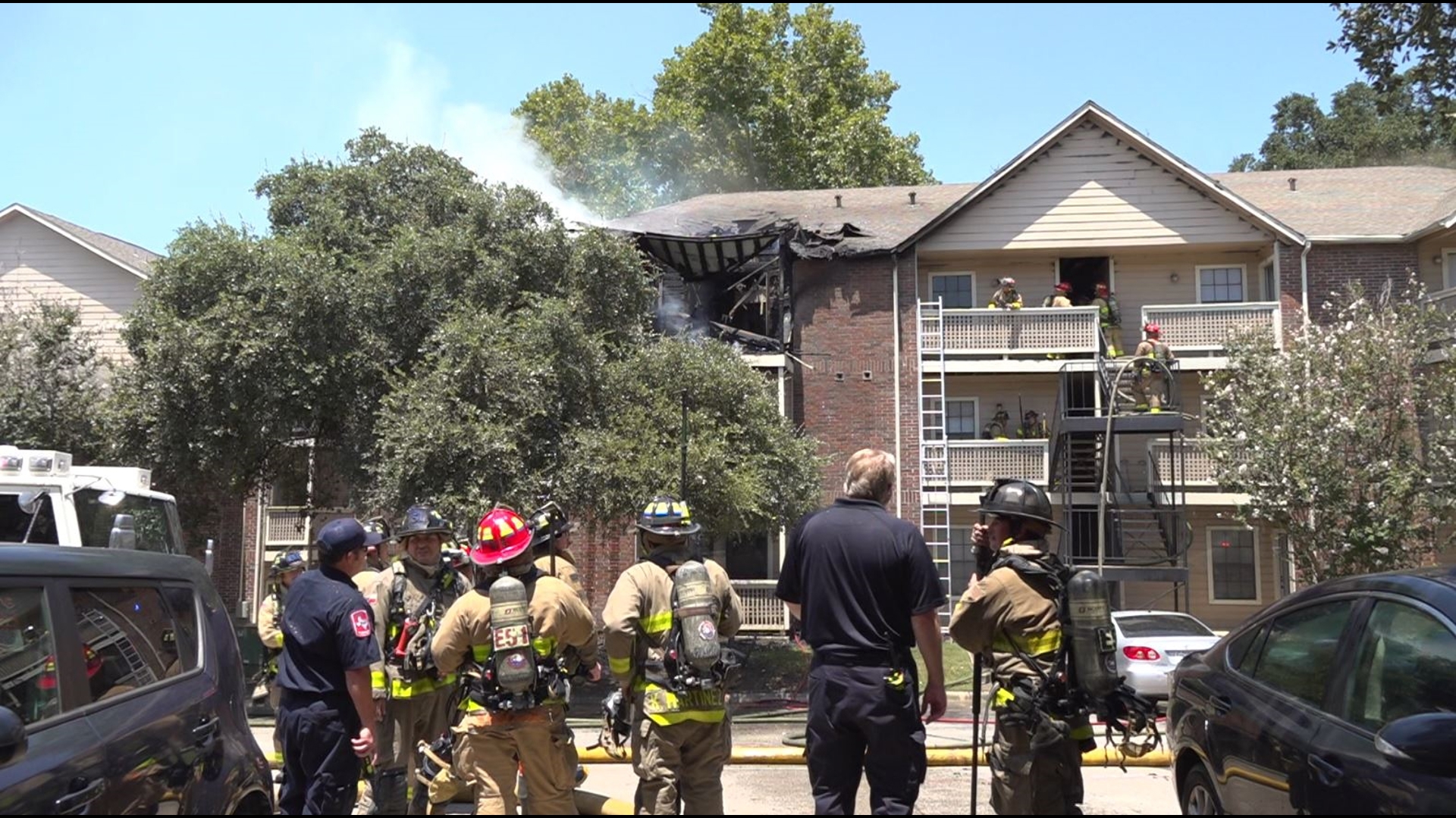 12 tenants relocated after apartment fire in Medical Center area ...