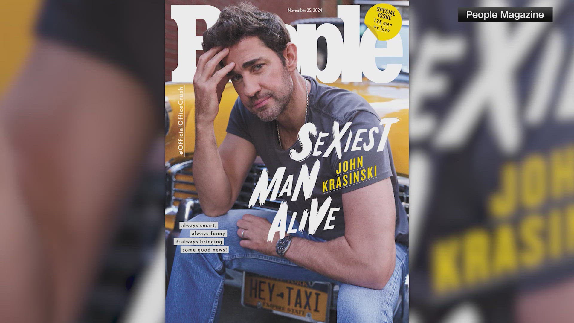 The publication shared a photo of the actor on its new cover on social media. 