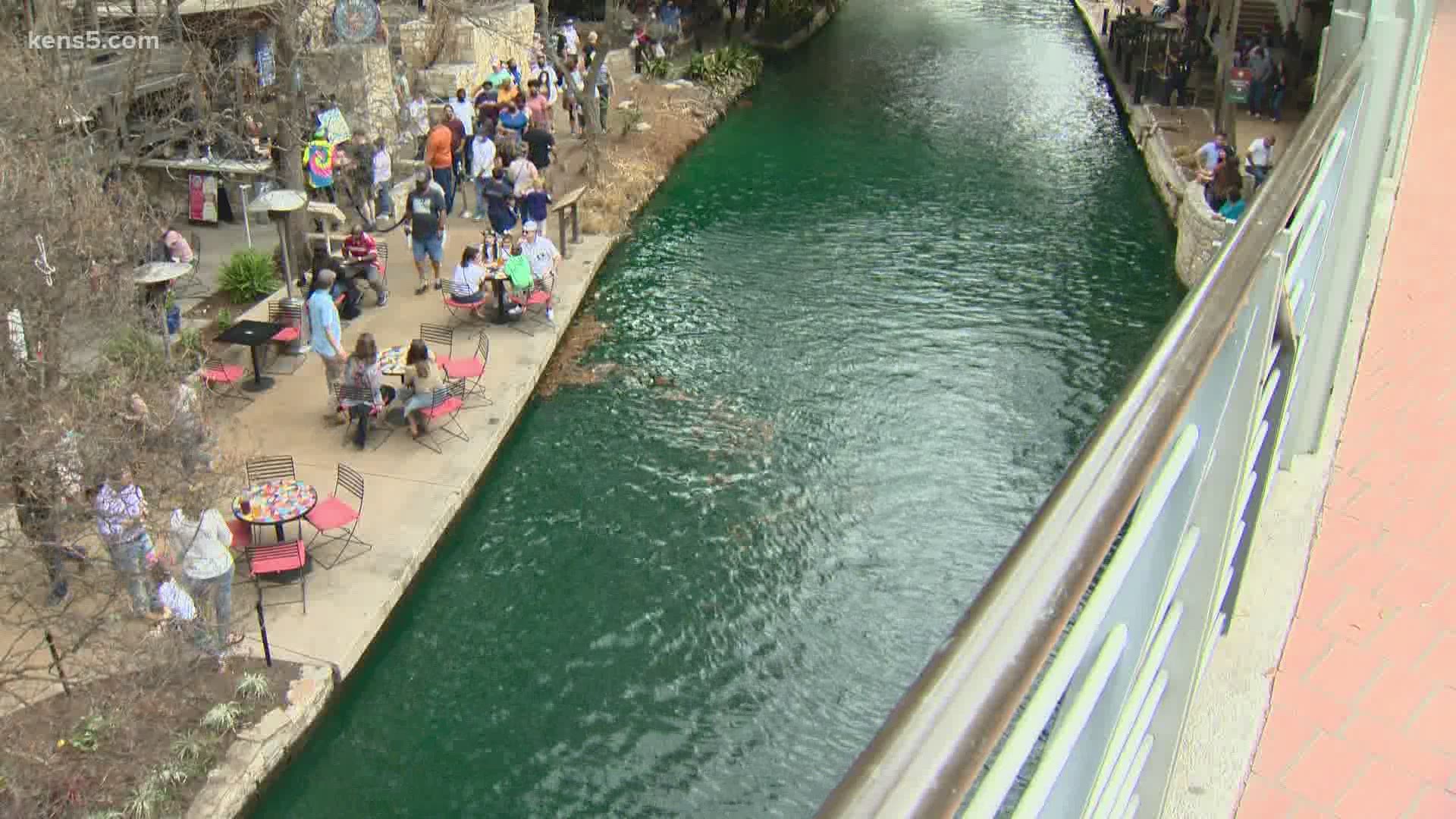 The water has been turned green every year since 1968.