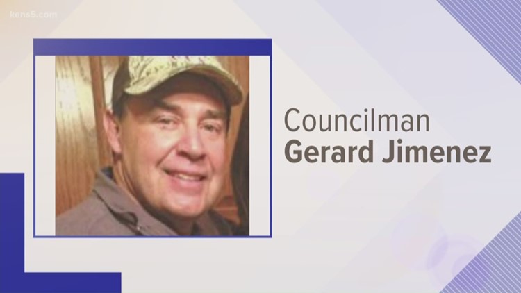 Councilman Gerard Jimenez died in a two-car crash west of Floresville just before 1 p.m. Monday afternoon