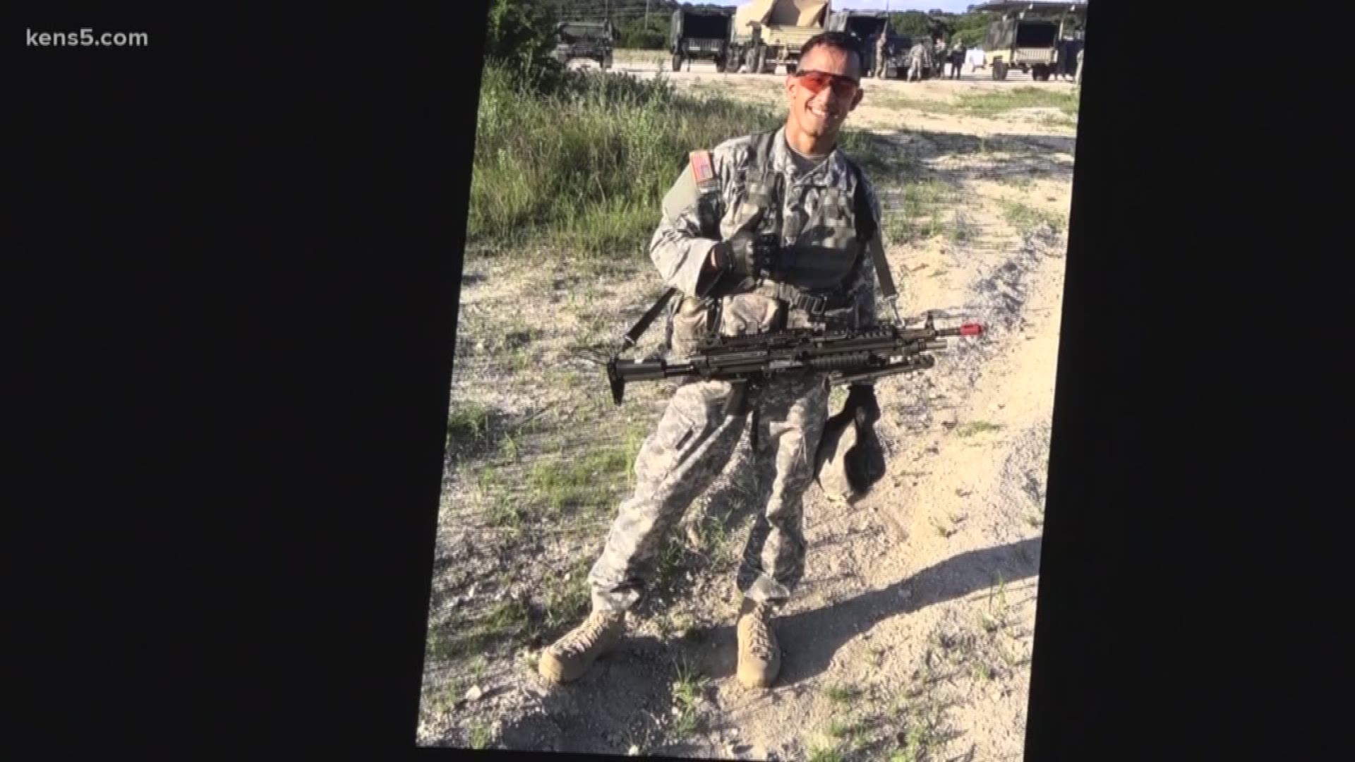 An Army soldier deployed defending our country couldn't protect his property early Sunday morning when burglars broke into his storage unit and wiped out his gun collection. Eyewitness News reporter Adi Guajardo is live.