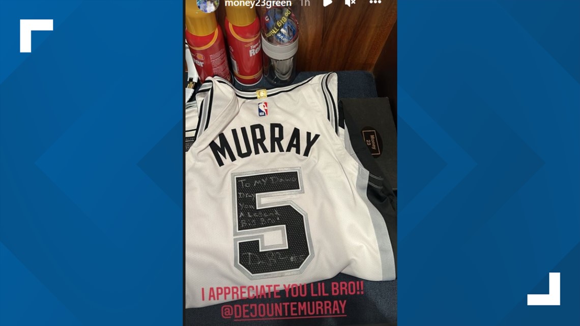 2022 Spurs White 5# MURRAY NBA Jersey