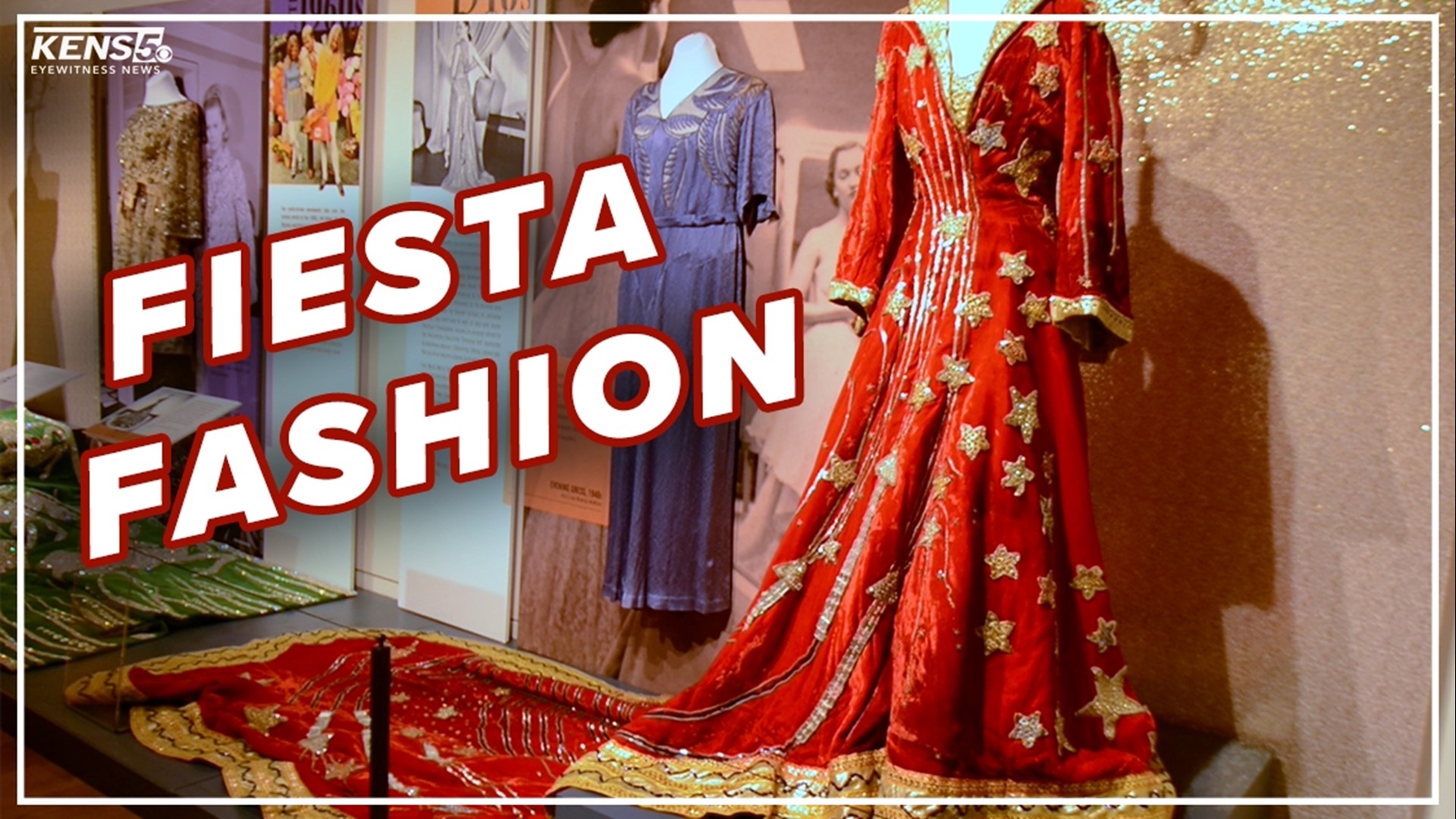 Fiesta fashion is once again on display at the Witte Museum. The Fiesta Vogue exhibit goes until July 31.
